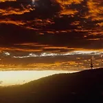 Mountain Views At Midnight In The Heart Of Canberra