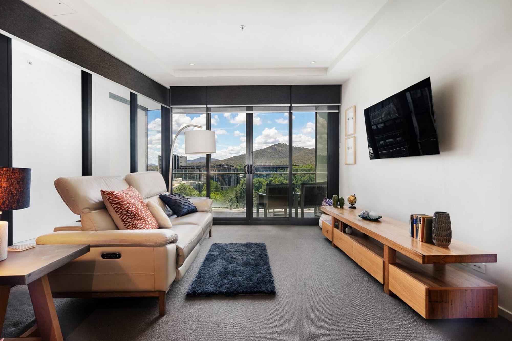 Sky High Views In The Heart Of Apartment Canberra