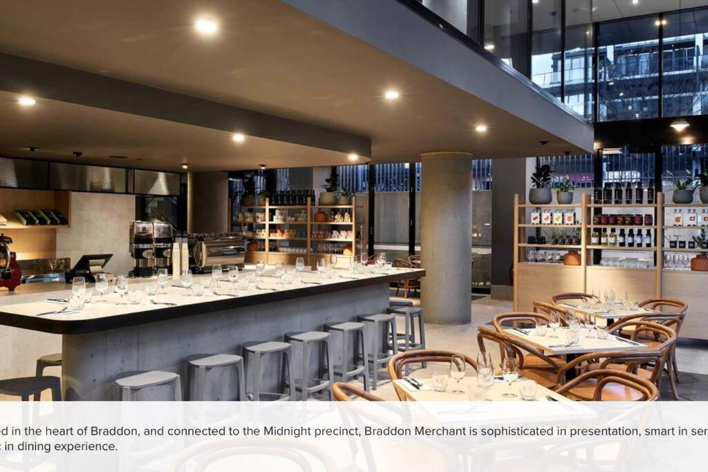Midnight Luxe: Chic Braddon With Pool And Views Apartment Canberra