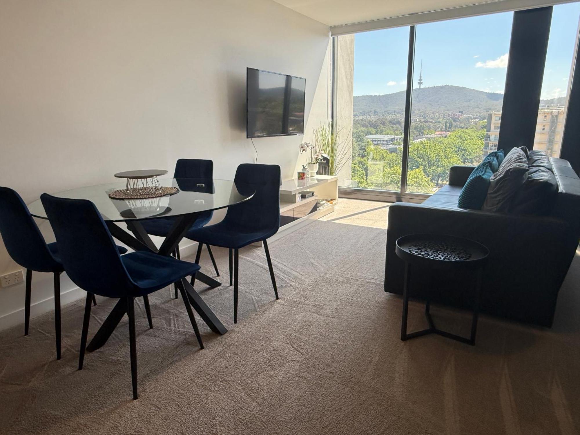 Midnight Luxe: Urban Braddon With Skyline Views Apartment Canberra